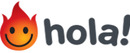 Hola VPN Logotipo para artículos de productos de telecomunicación y servicios