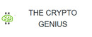 Crypto Genius Logotipo para artículos de compañías financieras y productos