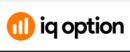 IQ Option Revenue Share Logotipo para artículos de compañías financieras y productos
