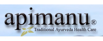 Apimanu natural medicine Logotipo para artículos de dieta y productos buenos para la salud