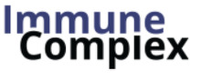 Immune Complex Logotipo para artículos de dieta y productos buenos para la salud