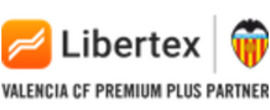 Libertex Logotipo para artículos de compañías financieras y productos