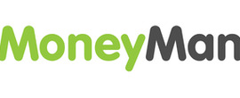 MoneyMan Logotipo para artículos de préstamos y productos financieros