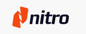 Nitro Logotipo para artículos de Software